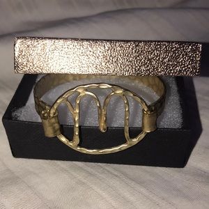 Gold “m” bracelet!